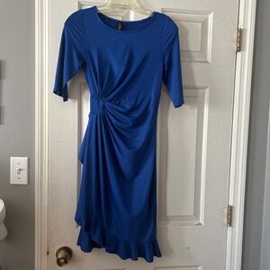 Royal blue dress
